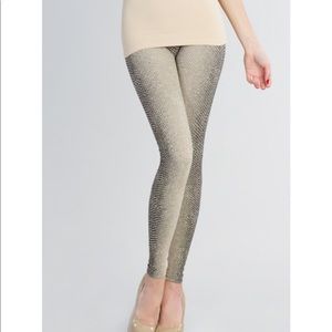 Snakeskin Print Leggings